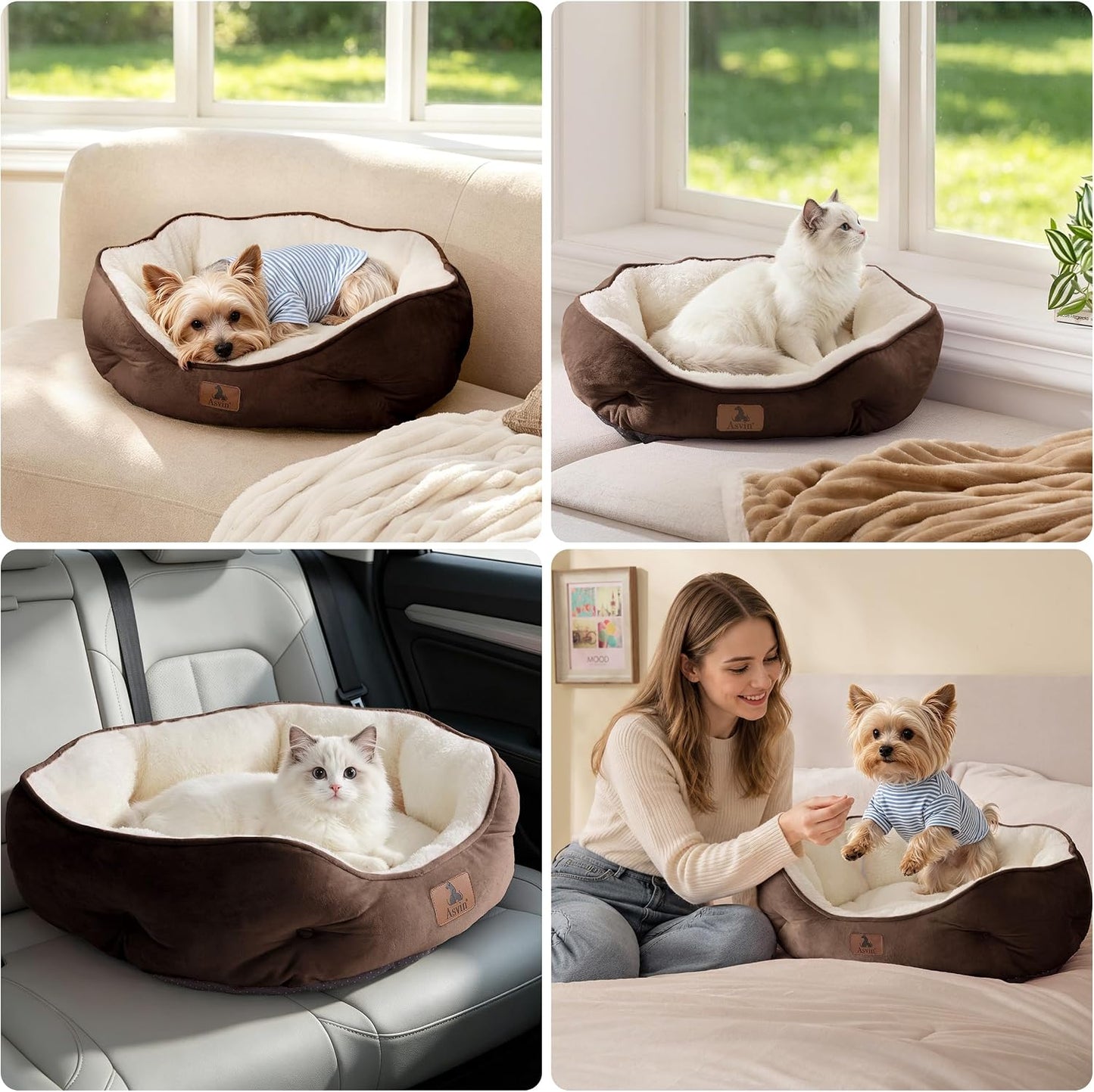 Water-Resistant Small Pet Bed