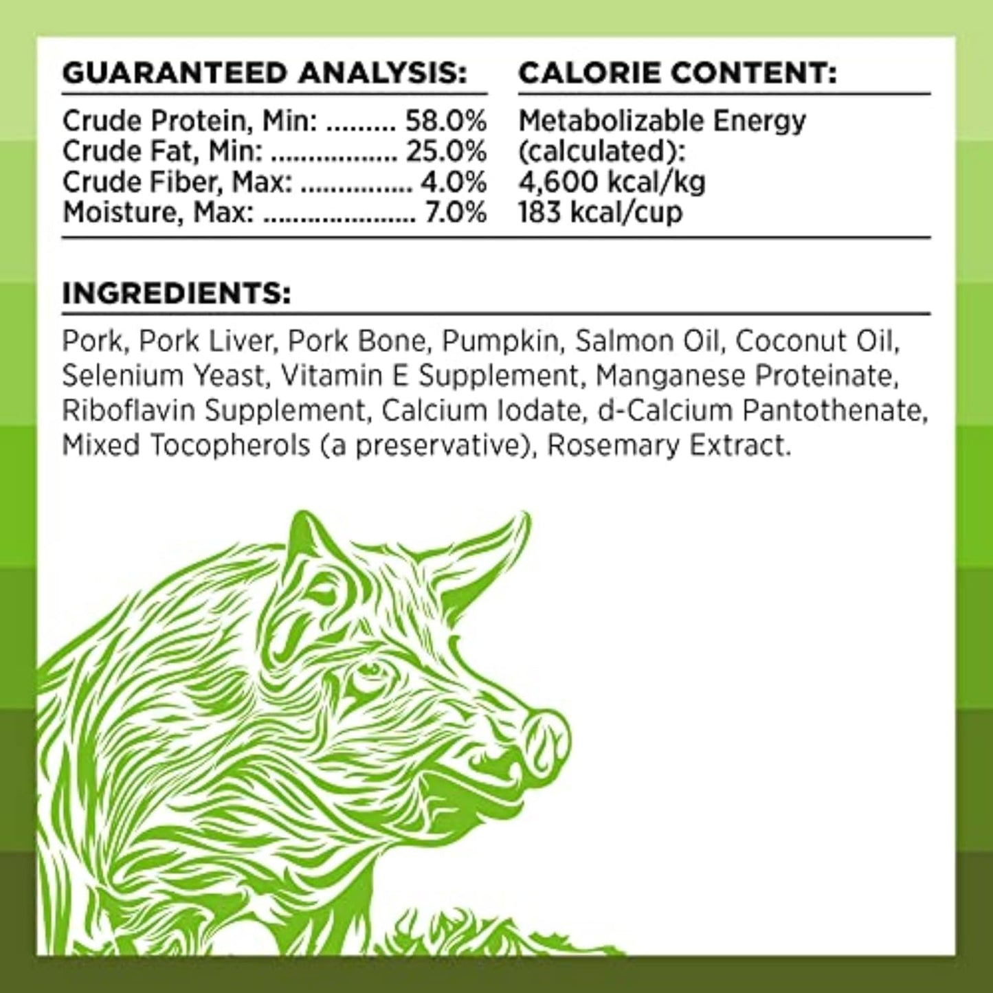 Liberty Freeze-Dried Dog Food Topper & Treats, Pork – 97% Meat & Organs, No Refrigeration – USA Made, 12 Oz